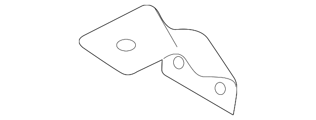 Radiator Support Access Cover Bracket 7P6-806-811-A