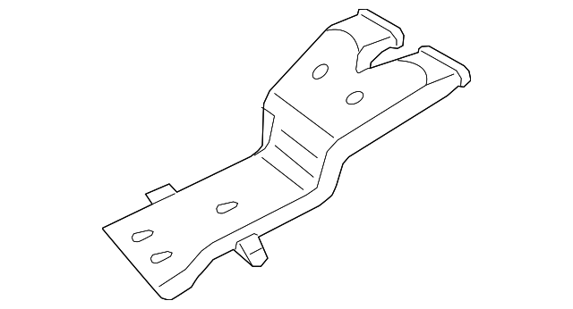 Drive Motor Battery Compartment Cooling Fan Duct 7P0-819-505