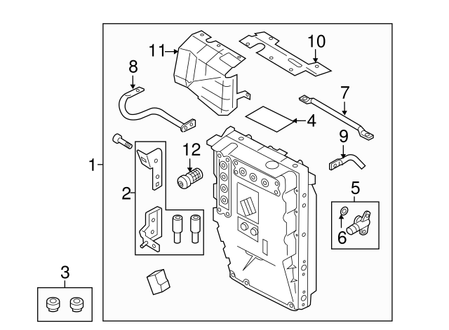 Battery Ground Strap 7P0-971-235-B - View 2