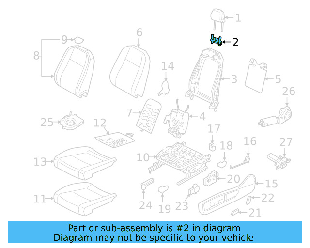 Headrest Guide 5NA-881-920-A - View 9