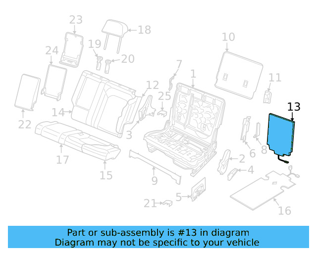 Seat Cushion Pad 3CN-885-375-K - View 7