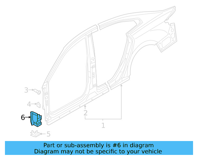 Aperture Panel Filler Panel 3G8-810-221 - View 2