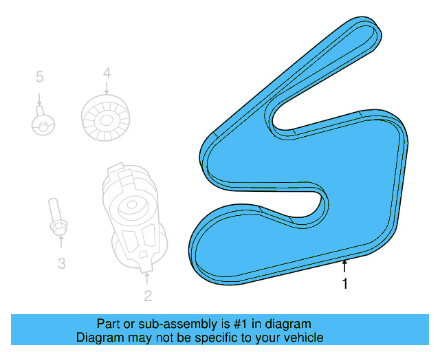 Serpentine Belt 7B0-903-137-C - View 5