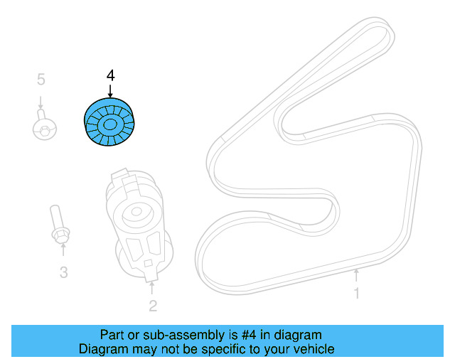 Pulley 7B0-903-341 - View 6