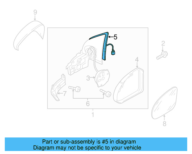 Sound Absorber 5K0-857-934-B