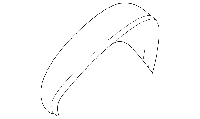 Mirror Cover (Unpainted) 5k0857538gru - View 4