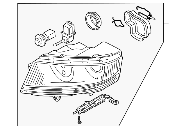 Composite Headlamp 3D1-941-017-M