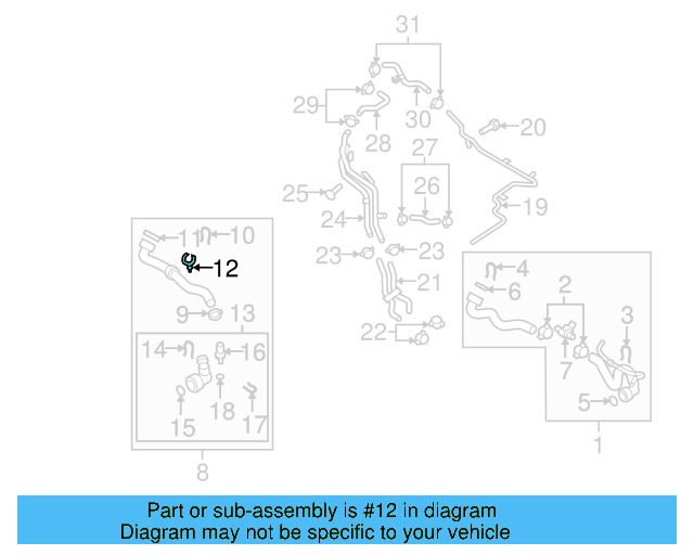 Temp Sensor Retainer Spring 032-121-142 - View 60