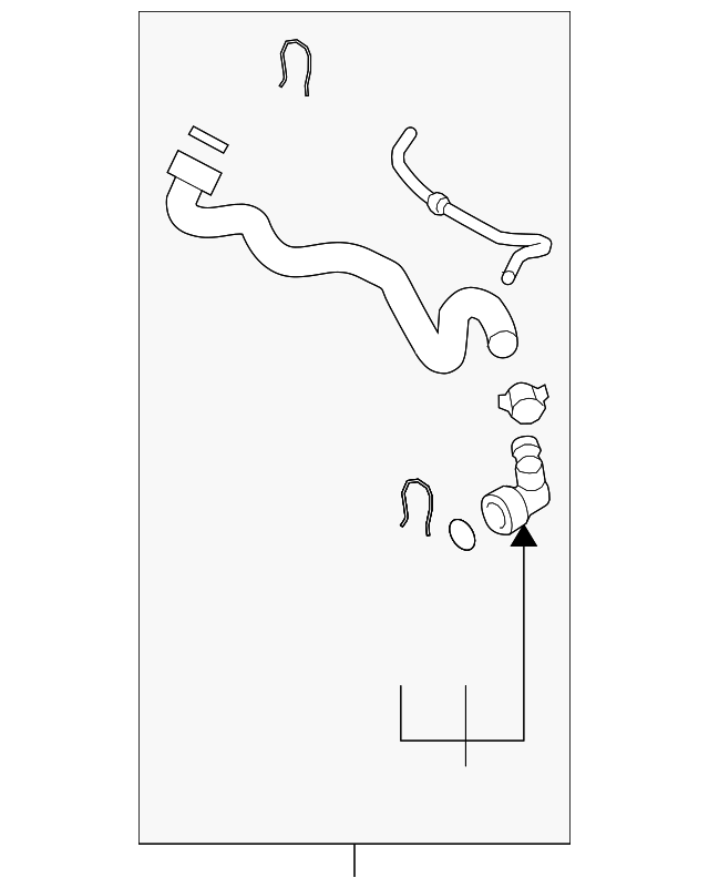 Upper Hose 1K0-122-101-KS - View 8