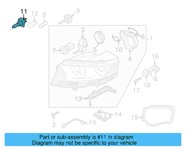Low Beam Bulb N-105-661-02 - View 17