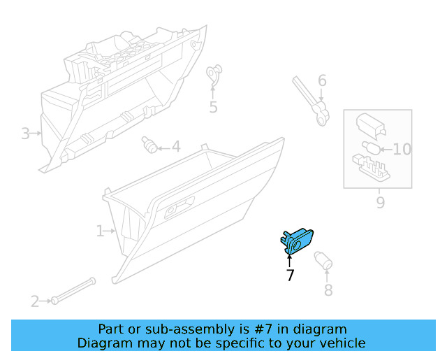 Latch 3CN-857-147-82V - View 3