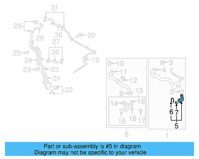 Upper Coupling 3C0-122-291 - View 44