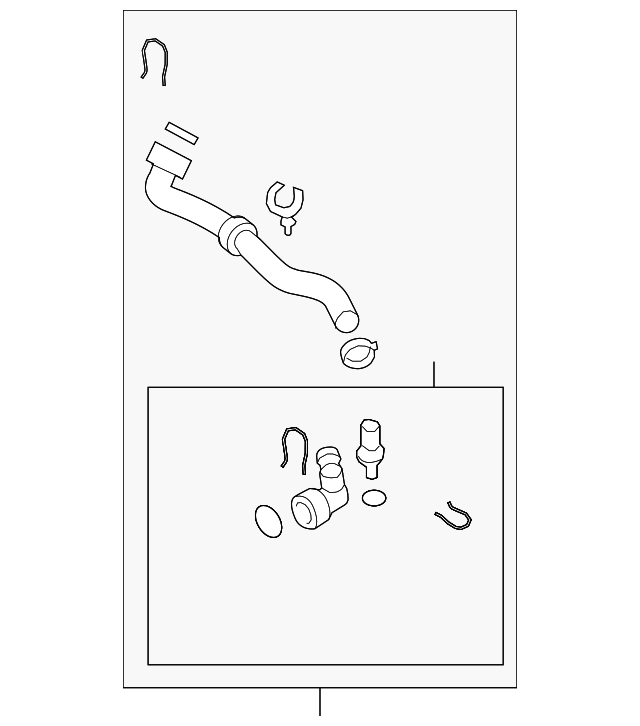Lower Hose 1K0-122-051-GN - View 11