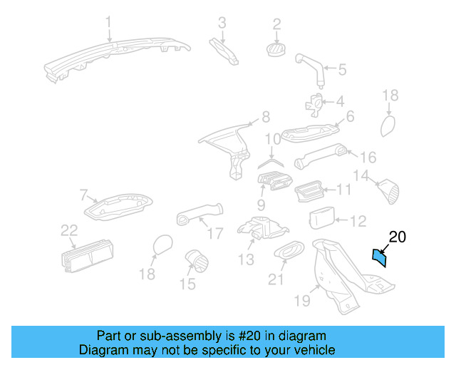 Rear Duct Cover 1J1-819-275-B-B41 - View 4