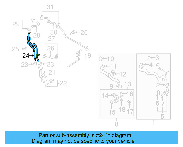 Tube Assembly 1K0-121-070-BD - View 25