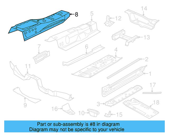 Front Reinforced 1K0-804-421-C - View 36