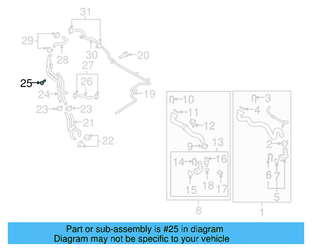 Thermostat Cover Bolt N-106-112-01 - View 5