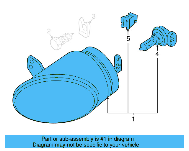 Fog Lamp Assembly 3D0-941-699-C - View 3