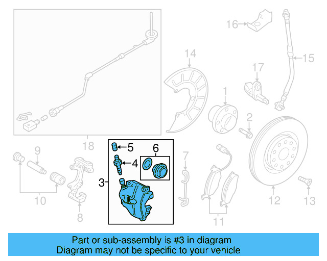Bracket 1K0-611-846-B - View 59