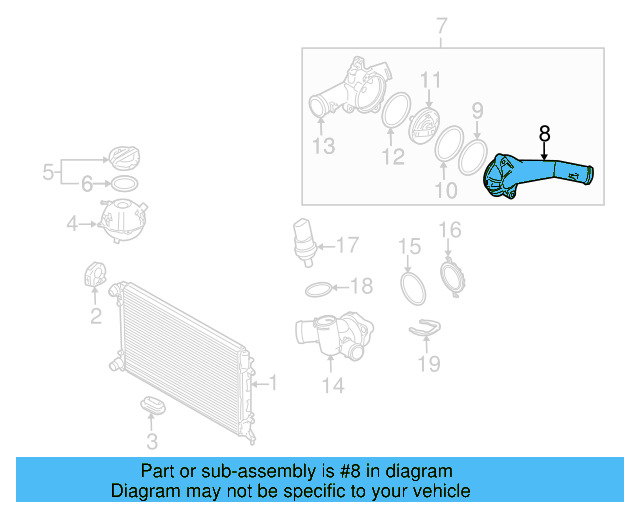 Thermostat Cover 07K-121-121-B - View 18