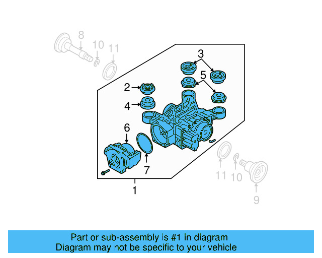 Differential Assembly 01Z-525-010-D - View 3