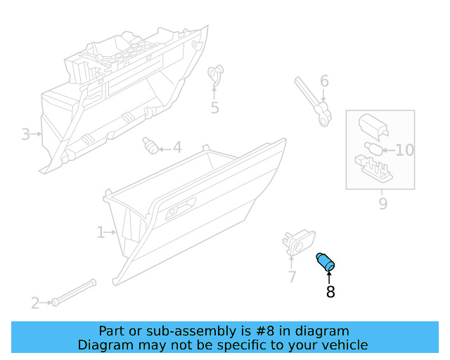 Lock Cylinder 107-857-113-JG - View 3