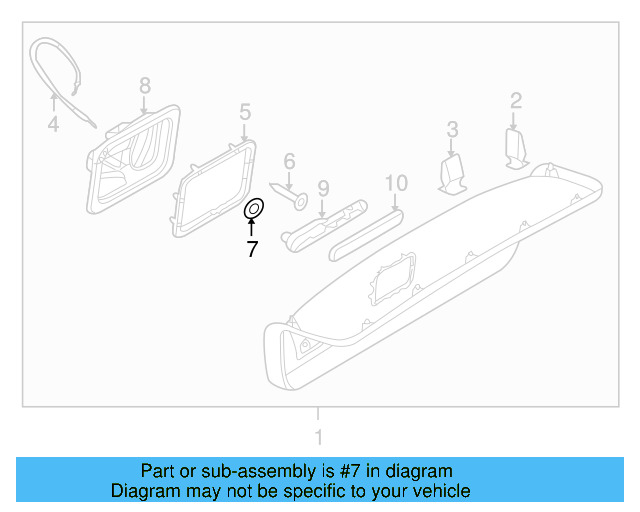 Exterior Door Handle Cover (Unpainted) 1k5837879gru - View 15