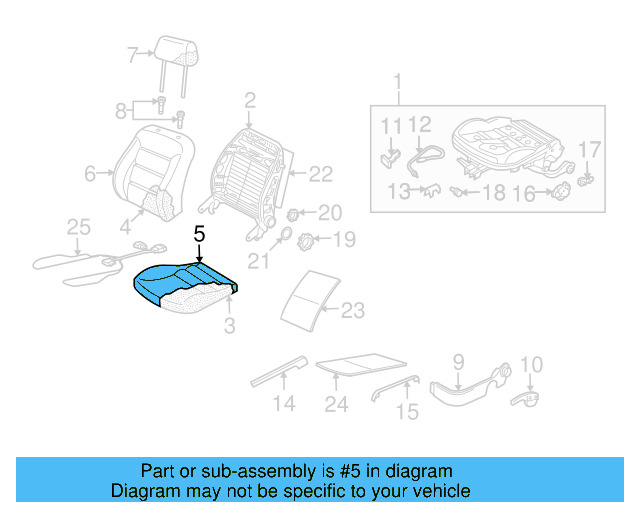 Seat Cover 1J0-881-405-DN-RLX - View 7