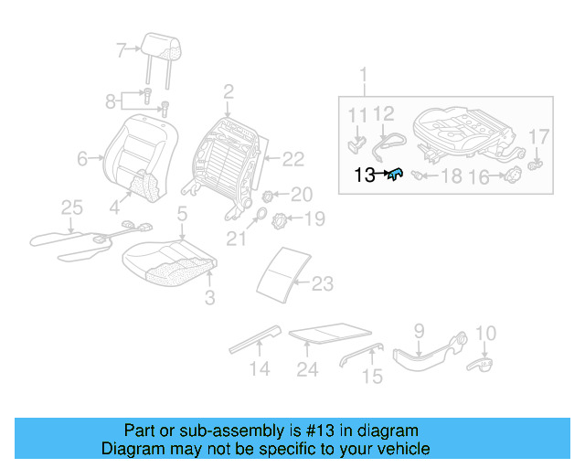 Cable Retainer Spring 1J0-881-247-A - View 9
