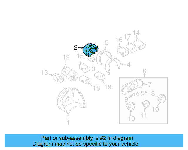 Inst Cluster Bracket 1C1-857-303-G-62J - View 7