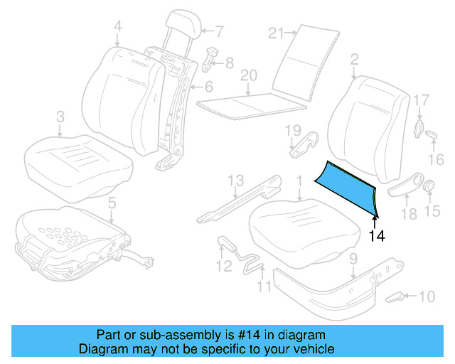 Side Cover 1H0-881-480-B-01C - View 5