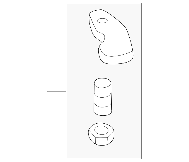 Stop Bracket 5C3-898-817 - View 2