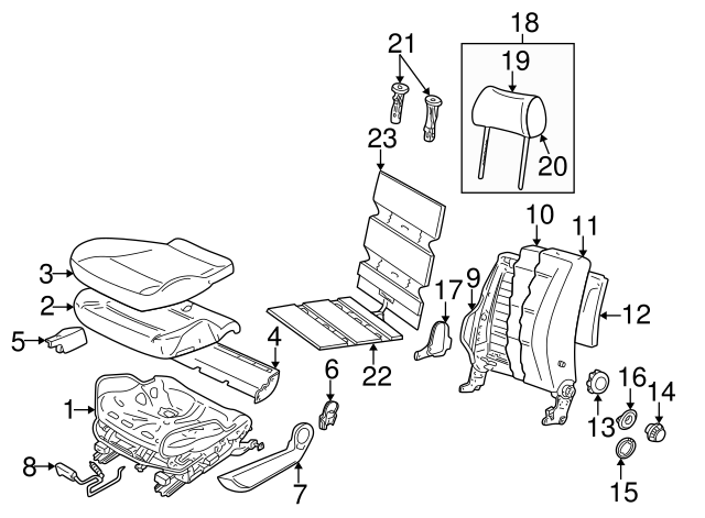 Seat Track Adjust Handle 1J0-881-254-E-B41 - View 39