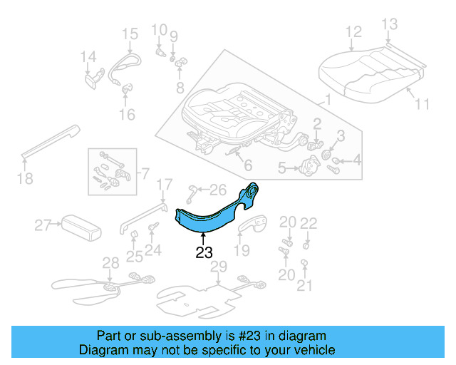 Seat Track Cover 1J4-881-318-G-71N - View 4