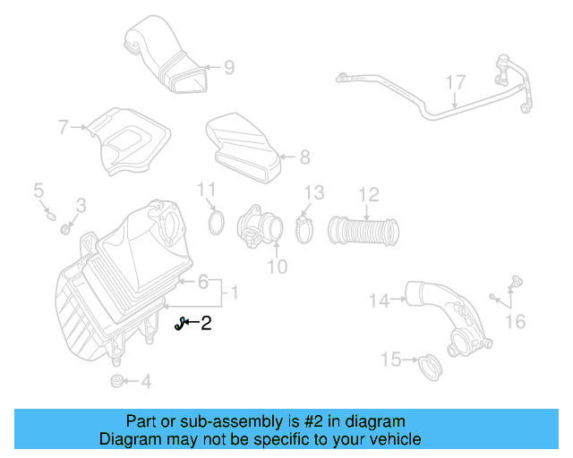 Air Cleaner Assembly Clip 078-129-797 - View 13