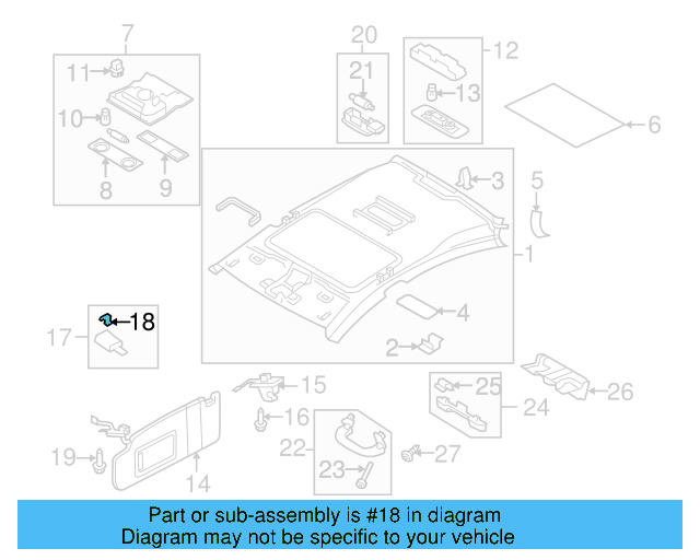 Bracket Clip 5N0-867-633-B - View 35