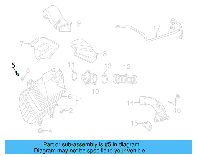 Air Cleaner Assembly Sleeve 078-133-861-D - View 6