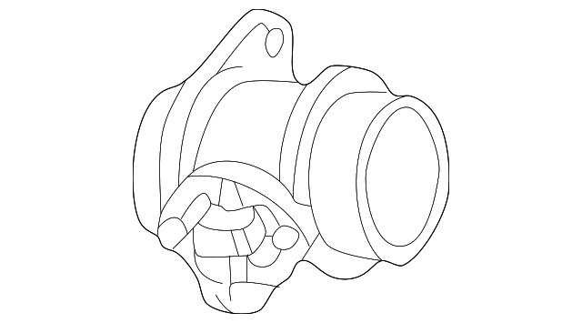 Mass Air Flow Sensor 078-133-471-E - View 3