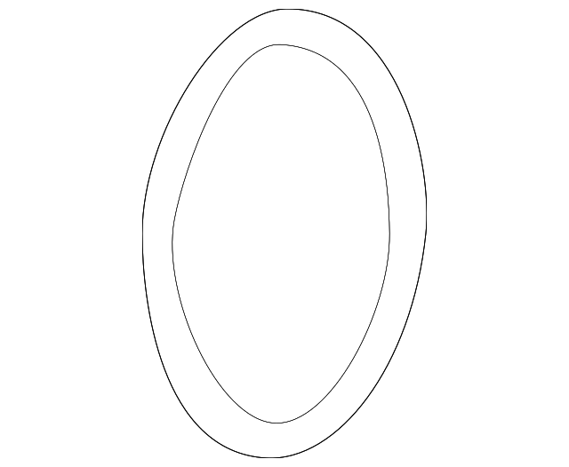 Air Inlet Duct Gasket 078-129-949-C - View 4