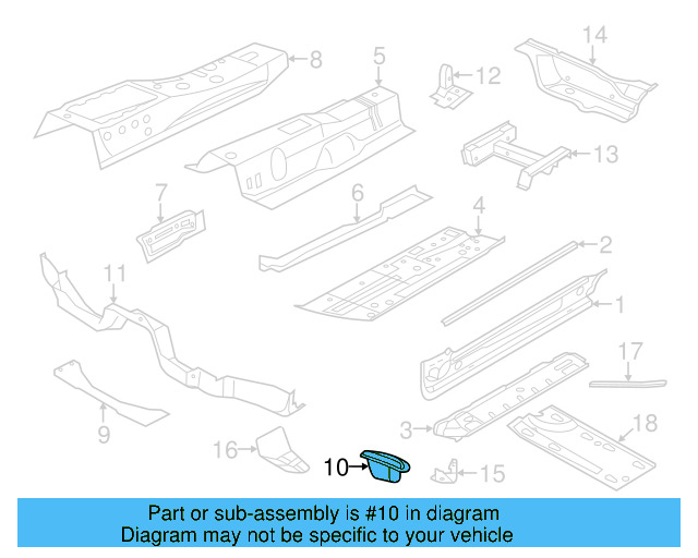 Front Reinforced 1K0-804-421-C - View 11
