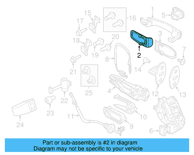 Handle, Outside Packing 1K5-837-209-9B9 - View 14