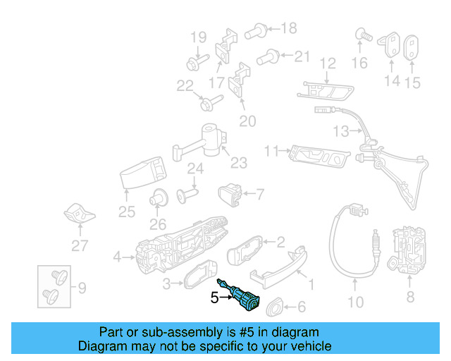 Lock Cylinder 5C6-837-167