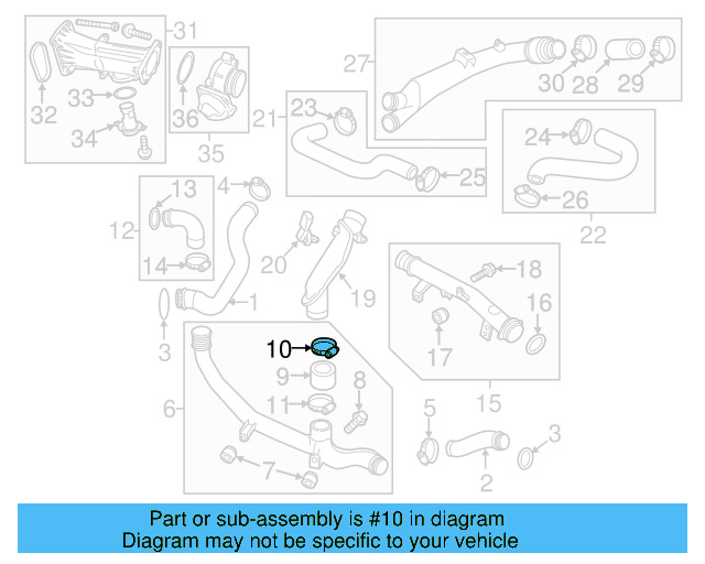 Rear Hose Clamp N-105-188-01 - View 34