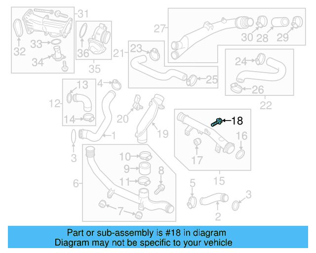Connector Pipe Retainer 7L6-145-830 - View 8