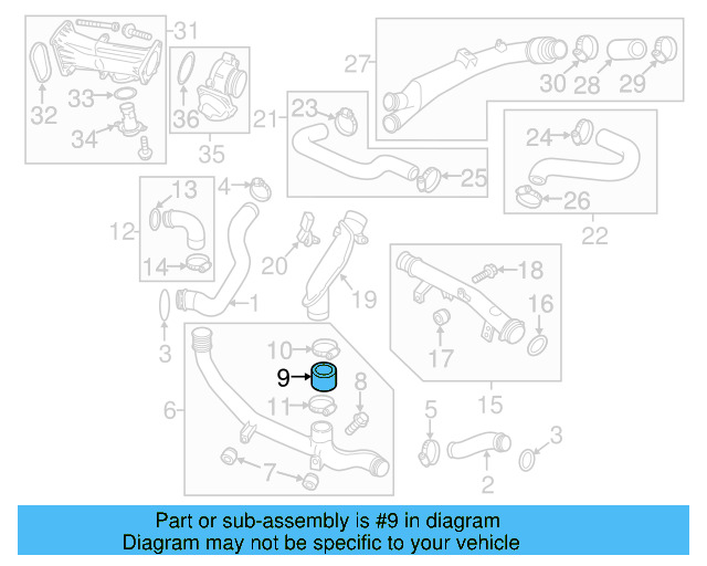 Hose 7P0-145-709 - View 4