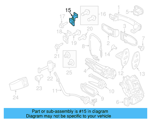 Door Hinge 8K0-831-401-D - View 28