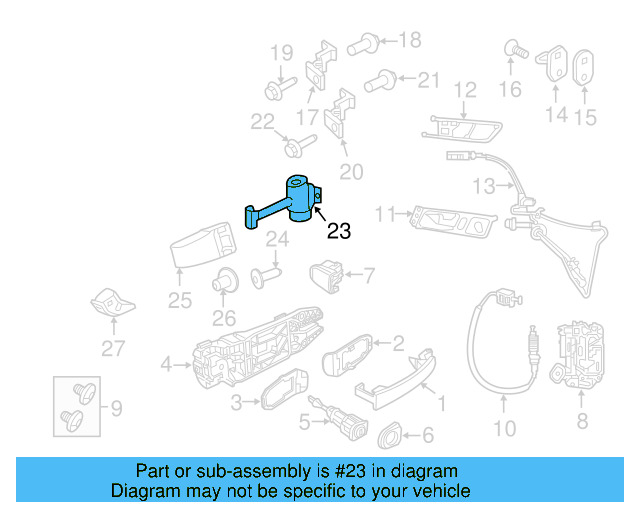Door Check 5C6-837-249-B - View 5