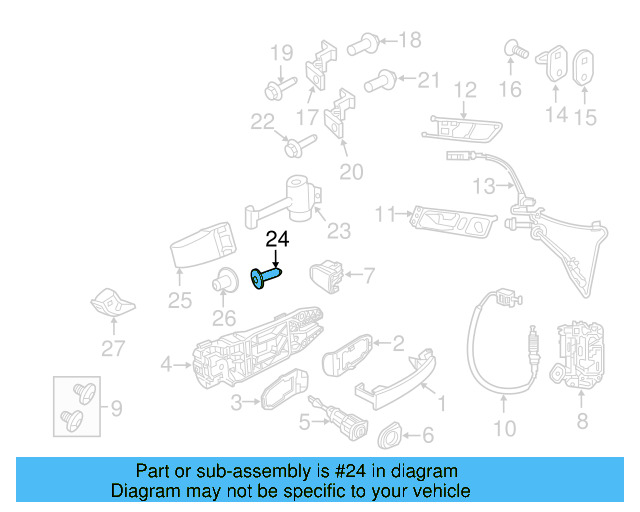 Door Check Bolt N-910-211-02 - View 3