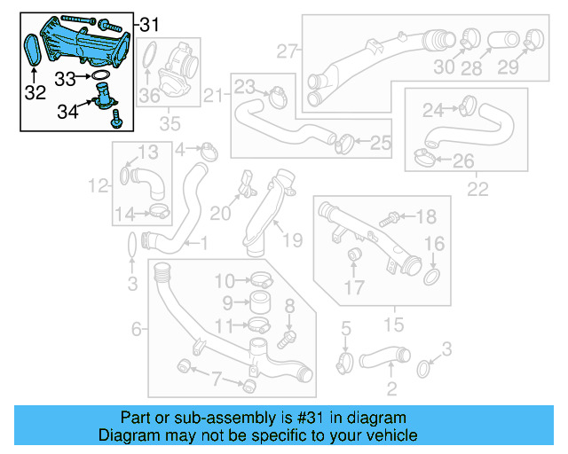 Pressure Pipe 059-145-762-AB - View 4