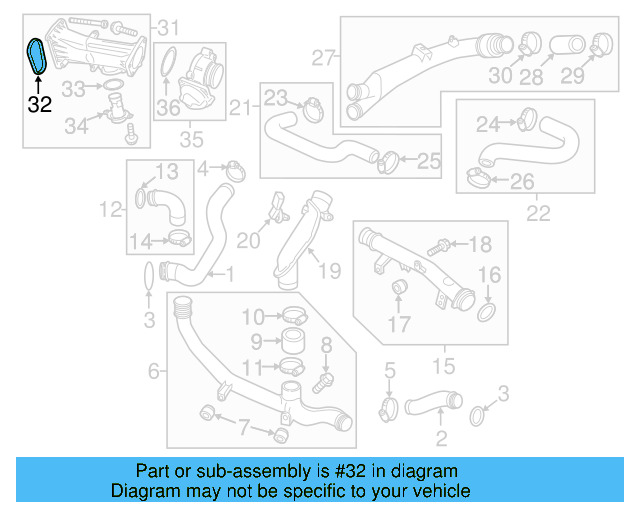 Pressure Pipe Gasket 059-145-215-B - View 8